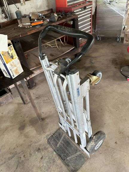 Cosco 3-in-1 Aluminum Hand Truck with Never-Flat Tires