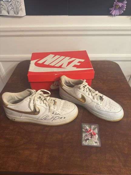 Ohio State Orlando Pace AUTOGRAPHED Nike Air Force Shoes