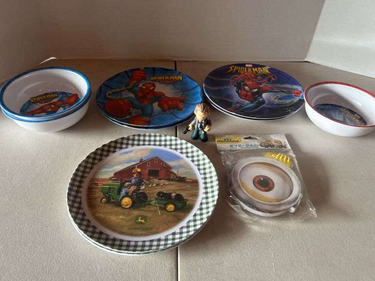 Spiderman Plates & Bowls