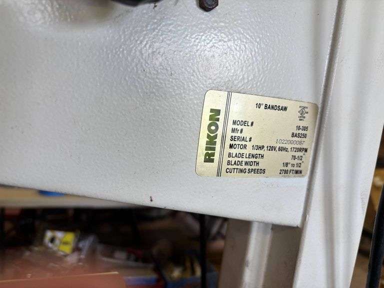 Rikon 16-Inch Bandsaw with 1.5 HP Motor