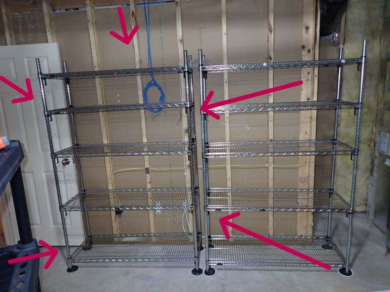 #1 Metro AWS18CR Super Adjustable Mobile Wire Shelving Rack