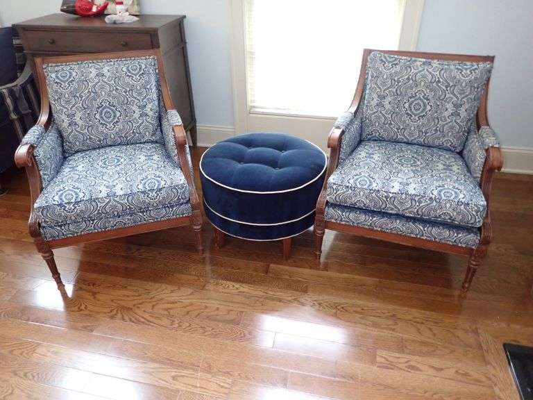 TWO Matching Ethan Allen Fairfax Arm Chairs