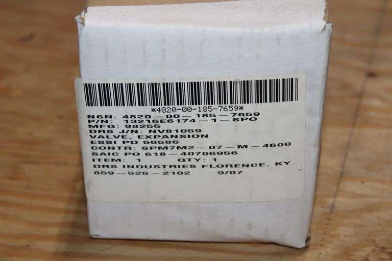 DRS Industries Expansion Valve