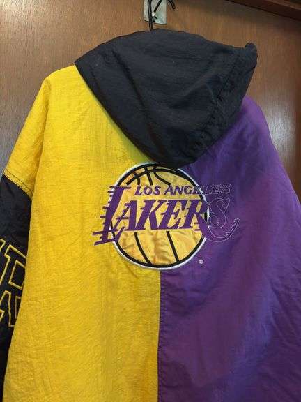Los Angeles Lakers Starter Half Zip Official NBA Size XL Very Good Condition