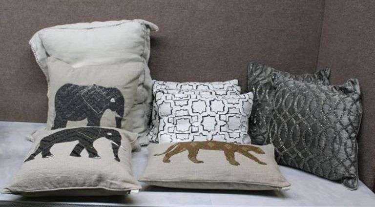 Decorative Pillows by Arhaus Featuring Various Designs