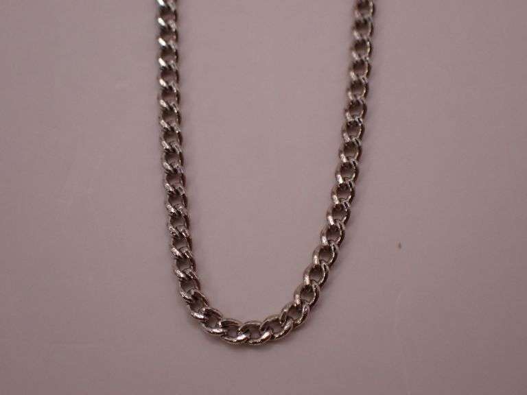 .925 Sterling Silver 18" Necklace 2.06g