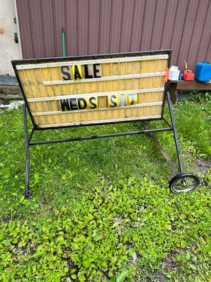 Sign including some # and letters