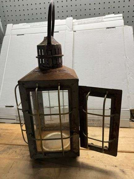 Rustic Metal Lantern