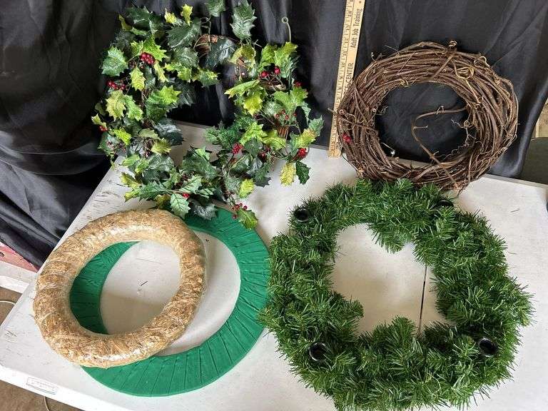 Vine Wreaths, Straw Wreath, Etc.