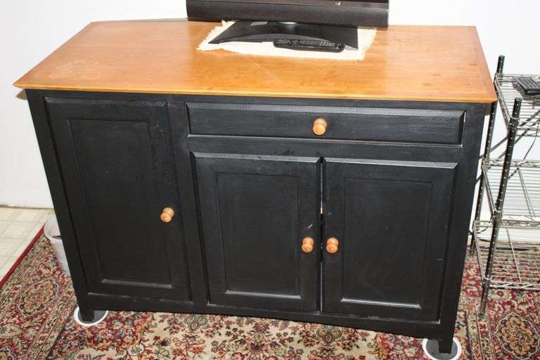 Black Wood Sideboard