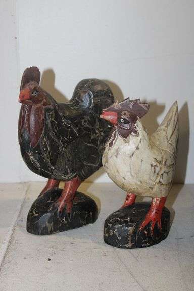 Hen & Rooster Figures