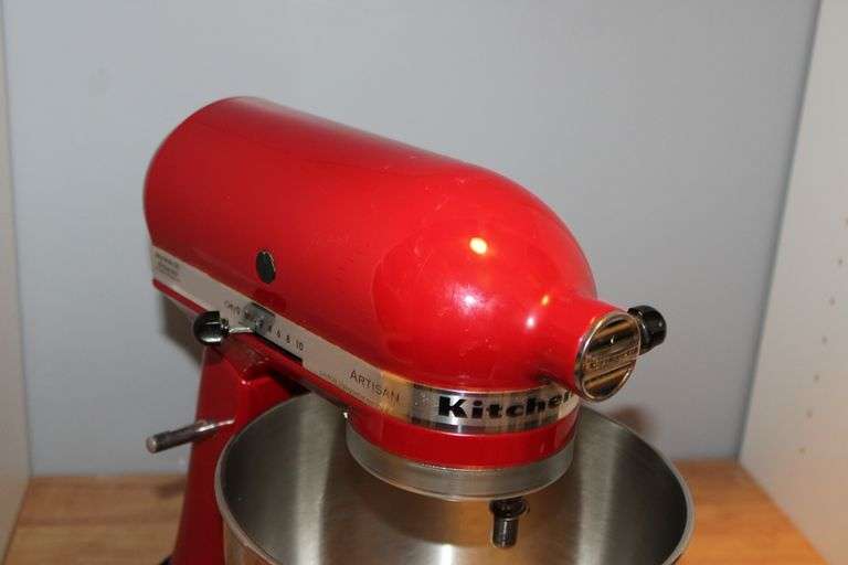 Red Kitchen Aid Mixer