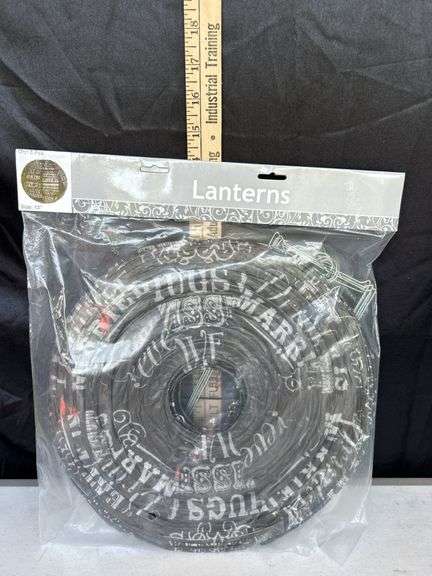 New 6 Pc. 12" Paper Battery Operated Lanterns