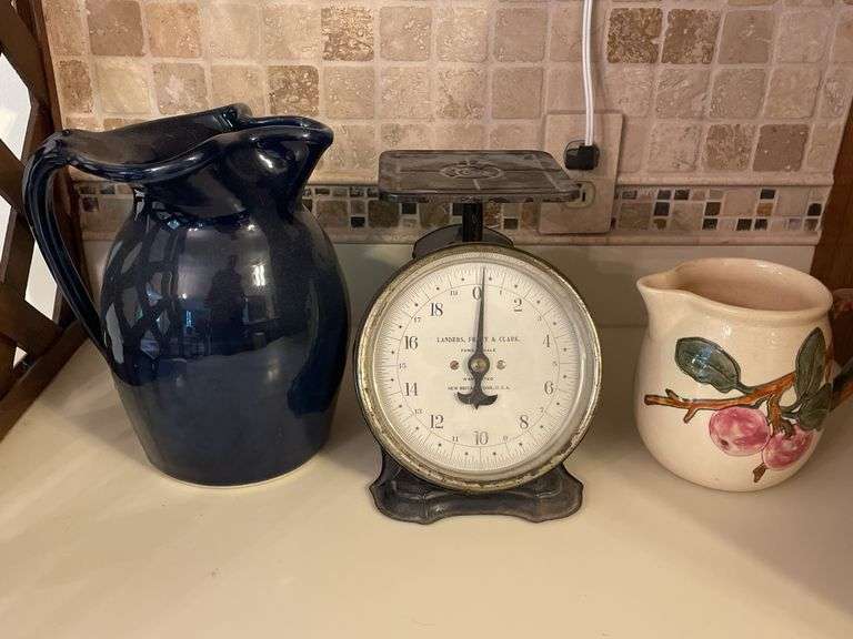 Ceramic Pitchers & Family Scale