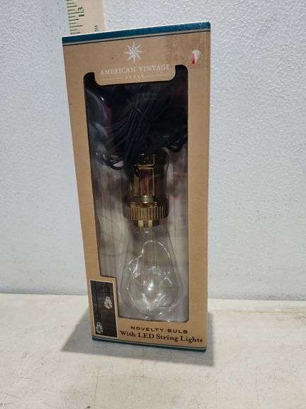 American Vintage Style Novelty Bulb With Led String Lights