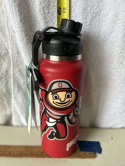 Orca Hydra 34 oz. Stainless Steel U.S.A. Made Tumbler Bottle Ohio State Mascot