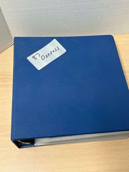 1987 Donruss Baseball Card Set in Binder – Full Sheets