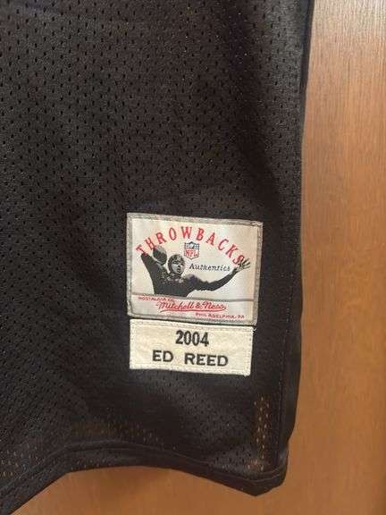 Mitchell & Ness Throwback NFL #20 2004 Ed Reed Size 50