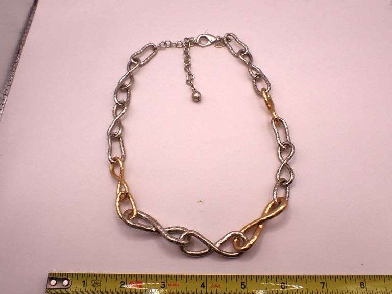 18" Chicos Gold & Silver Large Link Necklace