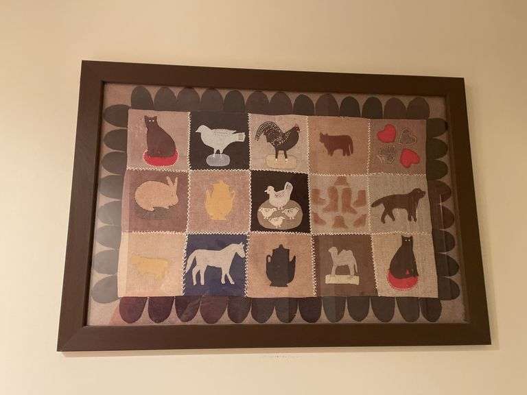 Vintage Quilt-Themed Print