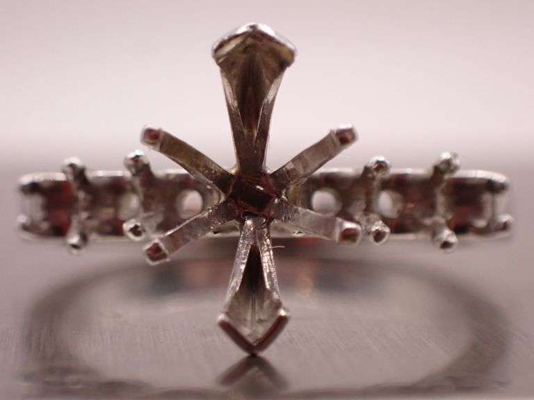 14k White Gold Custom Made Ring - No Stones 7.71g