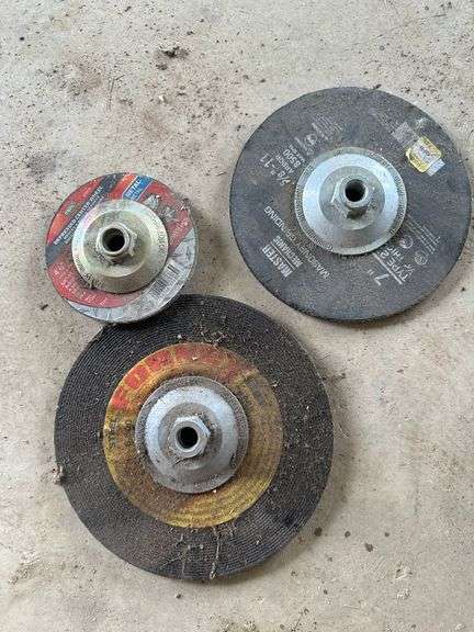 Three Grinding and Cutting Wheels for Power Tools