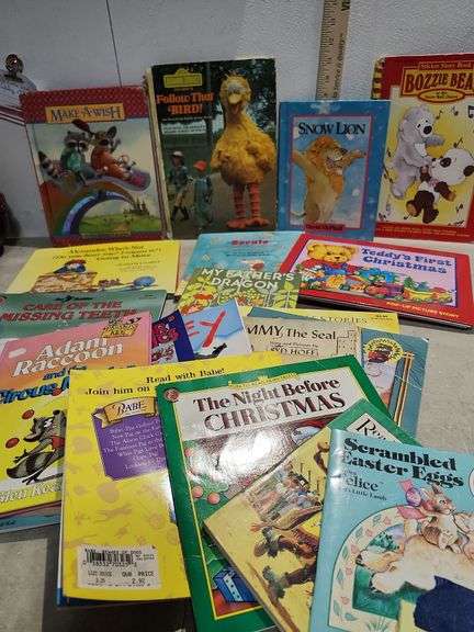 Assorted Childrens Books -Scrambled Easter Eggs, The Night Before Christmas, Reader's Digest New Rea