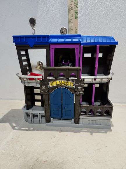 2012 Mattel Dc Comics Imaginext Gotham City Jail 11'' Tall City Jail Only
