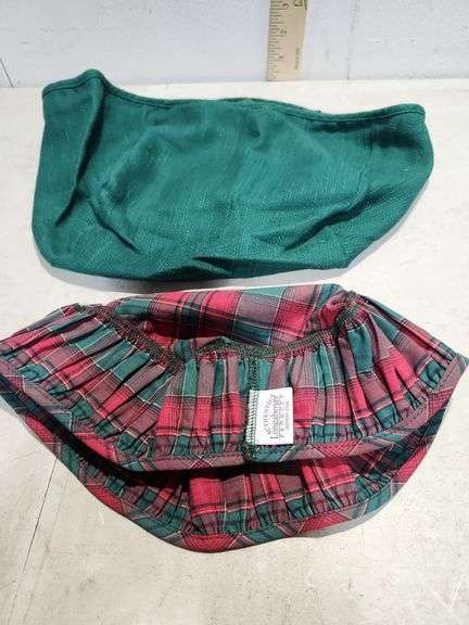 Longaberger Shining Star Liner & Green Longaberger Basket Liner 6.5''X9.5''X8''