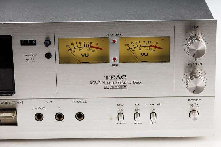 Vintage Teac A-150 Stereo Cassette Deck with Dolby System