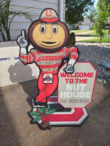 15" OSU Brutus Sign