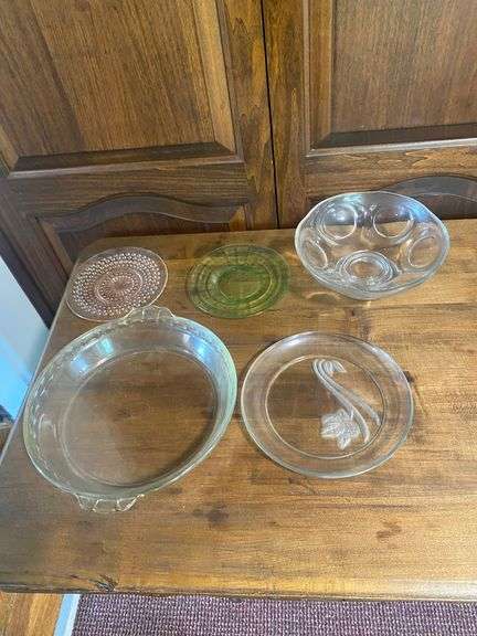 Assorted Vintage Glass Serving Dishes