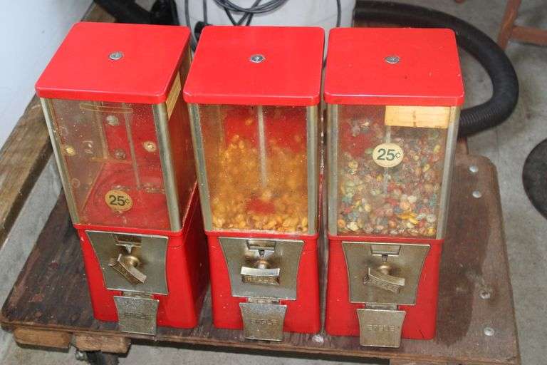 Triple Vending Machines