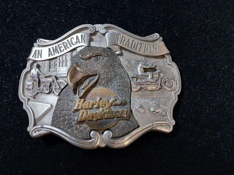Harley-Davidson Limited Edition Belt Buckle, Jewerly, Knife, Trivets, Electronics, Books, Prints, Shot Glasses, Purse, Paper Goods and Magazines + MORE!