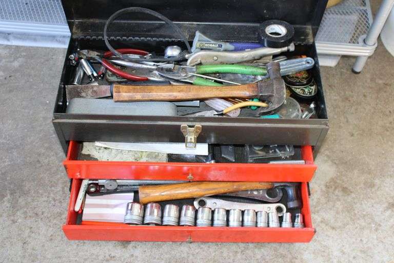 Metal Toolbox Contents
