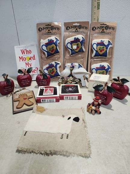Napkin Rings, Spode Christmas Tree, Hallmark Keepsake Ornaments, Etc.
