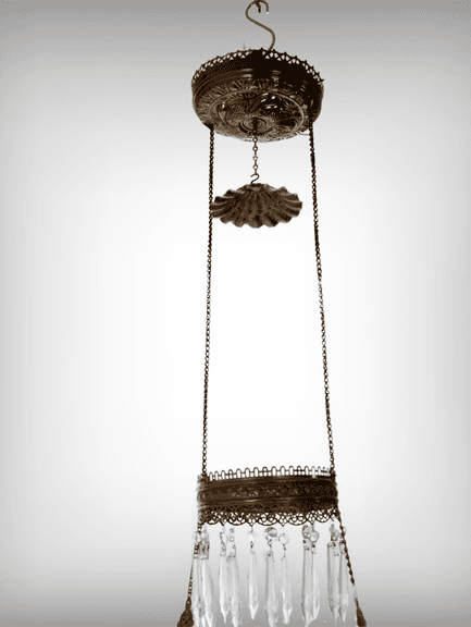 Antique Victorian Hanging Lamp