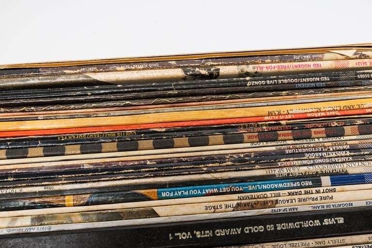 Vintage Vinyl Rock Albums- Styx, Pink Floyd, Kool, Skynyrd and More