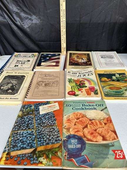 10 Vintage Cookbooks