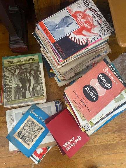 Large Lot of Vintage Sheet Music