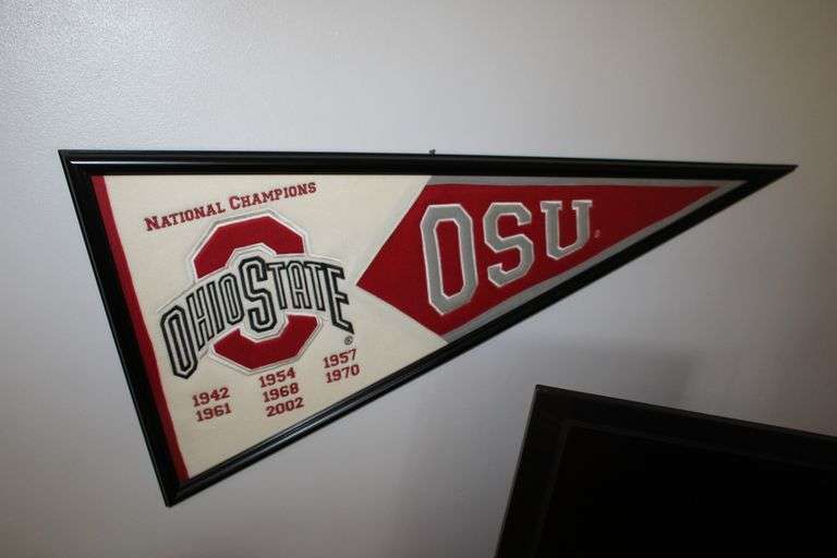 Framed OSU Pennant