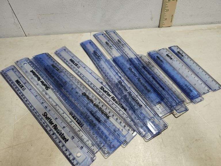 10 Helix 12'' Rulers & 11 Helix 6'' Rulers