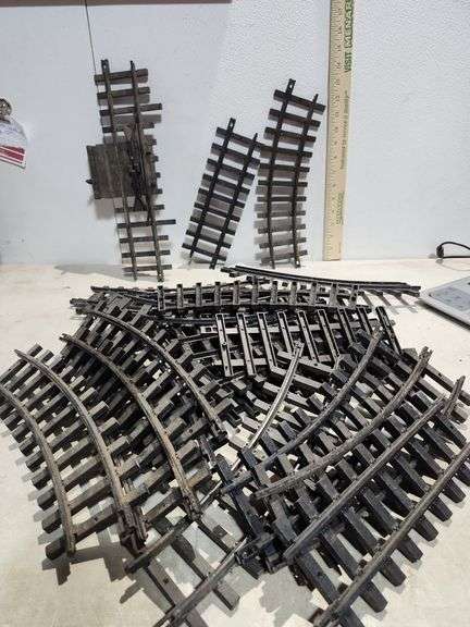 Assorted Train Track Majority Plastic 1986 New Bright, 2'' Track Space