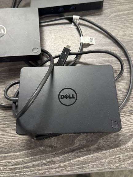 Six Dell WD15 K17A Docking Stations With Power Adapters - Auction Ohio