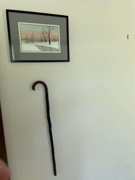 P. Buckley Moss Lithograph & Wood Carving