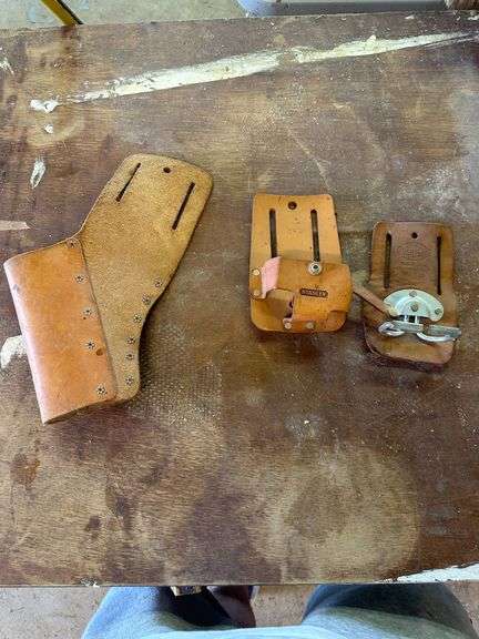 Leather Tool Holsters and Belt Attachments