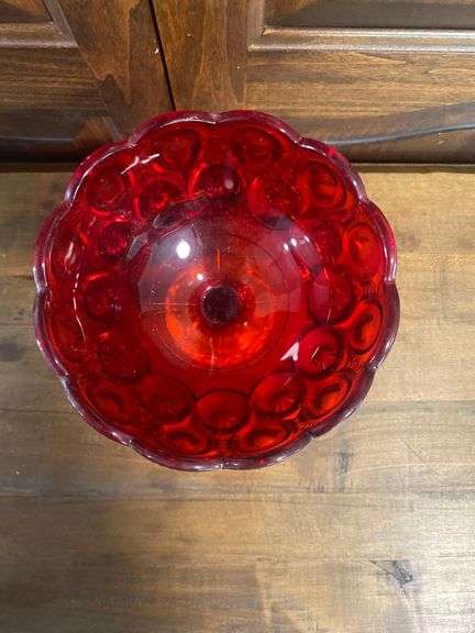 Red Moon and Stars Candy Dish