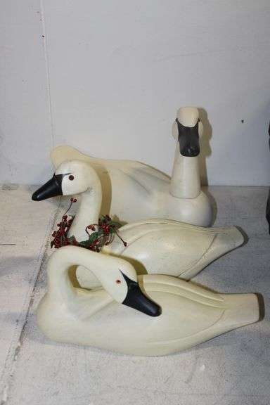 Carved Wood Goose