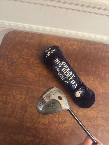 Callaway Golf Hawk Eye Titanium Driver Pro Series 9.5 Club with Fuzzy Cover