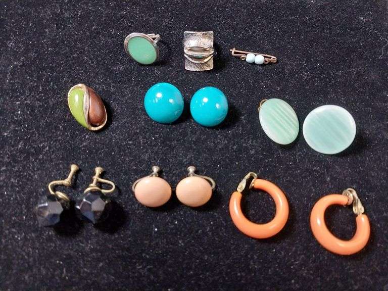 Vintage Rings, Earrings & Hairpin Assortment